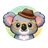 Generate one single cartoon animal avatar icon (PNG) for the Reviews block on voodoo-casino1.com. This is NOT a realistic hum