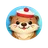 Generate one single cartoon animal avatar icon (PNG) for the Reviews block on voodoo-casino1.com. This is NOT a realistic hum